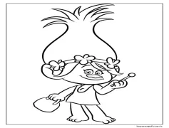 4 Yaş Çocuklar İçin Troller Boyama Sayfası