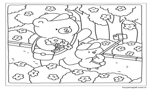 5 Yaş Çocuklar İçin Coco Wyo Boyama Sayfası