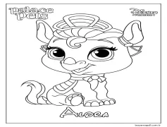 Alora Prenses tatli Boyama Sayfası