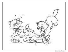 Aristokediler Bedava Görsel Boyama Sayfası