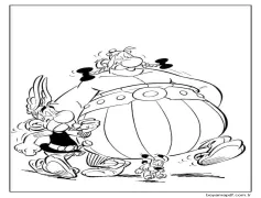 Asteriks ve Oburiks (7) Boyama Sayfası