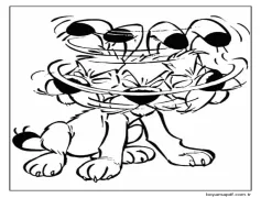 Asteriks ve Oburiks Yazdırılabilir Boyama Sayfası