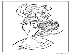 Asteriks ve Oburiks Yazdırma Boyama Sayfası