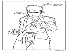 Basit Ryu Boyama Sayfası