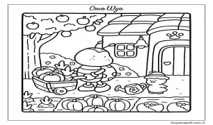 Bedava Coco Wyo Boyama Sayfası