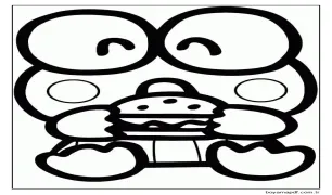 Bedava Keroppi Boyama Sayfası