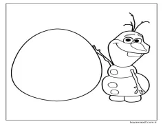 Bedava Olaf Boyama Sayfası