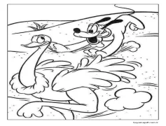 Bedava Pluto Boyama Sayfası