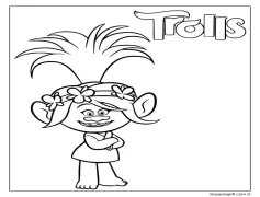 Bedava Yazdırılabilir Troller Boyama Sayfası