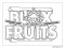 Blox Fruits logosu Boyama Sayfası