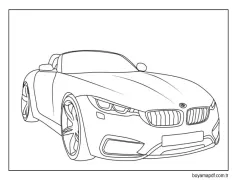 BMW Z4 Cabriolet Boyama Sayfası