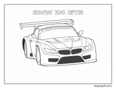 BMW Z4 GT3 Boyama Sayfası