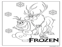 Boyama Olaf Boyama Sayfası