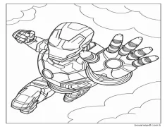 Boyamak İçin Yenilmezler Boyama Sayfası