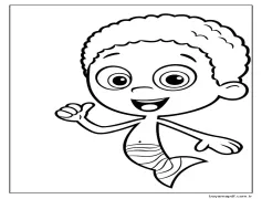 Bubble Lepisteslerden Goby Boyama Sayfası