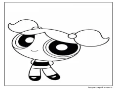 Bubbles Ücretsiz Boyama Sayfası