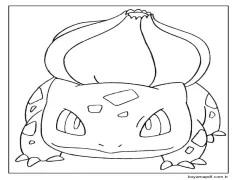 Bulbasaur görseli Boyama Sayfası