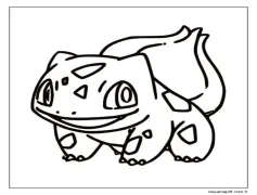 Bulbasaur ücretsiz resim Boyama Sayfası