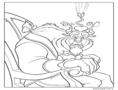 Canavar Şaşkın Boyama Sayfası