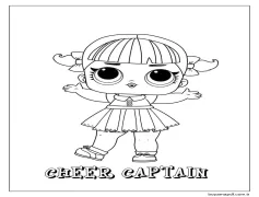 Cheer Kaptan Lol Bebek Boyama Sayfası