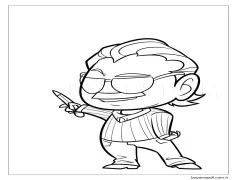 Chibi Stan Lee Boyama Sayfası