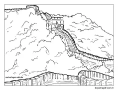 Çin 1 Boyama Sayfası