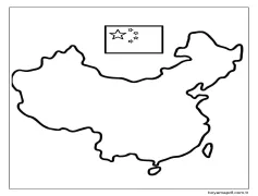 Çizmek Çin çocuklar için ücretsiz Boyama Sayfası