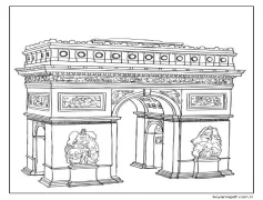 Çizmek Fransa çocuklar için yazdırılabilir Boyama Sayfası