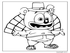 Çizmek Gummy Bears 1 Boyama Sayfası