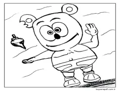 Çizmek Gummy Bears 6 Boyama Sayfası