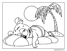 Çizmek Gummy Bears basit Boyama Sayfası