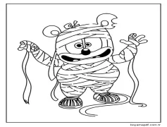 Çizmek Gummy Bears Çocuklar için Boyama Sayfası