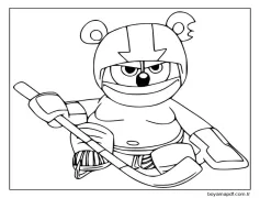 Çizmek Gummy Bears Çocuklar için Ücretsiz Boyama Sayfası