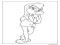 Çizmek sevimli Lola Bunny Boyama Sayfası