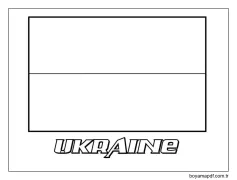Çizmek Ukrayna Yazdırılabilir Boyama Sayfası
