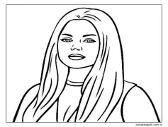 Çizmek Ukrayna yazdırılabilir kolay Boyama Sayfası