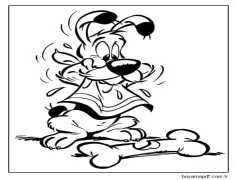 Çocuklar İçin Asteriks ve Oburiks Boyama Sayfası