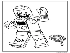 Çocuklar İçin Bedava Zombi Boyama Sayfası