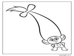 Çocuklar İçin Troller Yazdırılabilir Boyama Sayfası