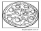 Daire Pizza Boyama Sayfası