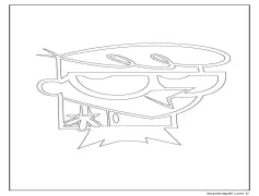 Dexter Çocuk Boyama Sayfası