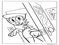 Dexter'ın Annesi Boyama Sayfası