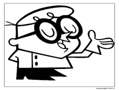 Dexter Konuşuyor Boyama Sayfası