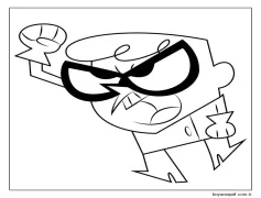 Dexter Öfkeli Boyama Sayfası