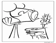 Dexter ve Dee Dee Boyama Sayfası