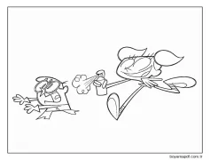 Dexters Laboratuvarı Basılacak Boyama Sayfası