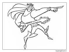 Dexters Laboratuvarı'ndan Valhallen Boyama Sayfası