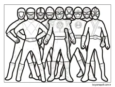 Dokuz Korucu Boyama Sayfası