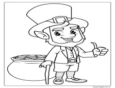 Dost Leprikon çiz Boyama Sayfası