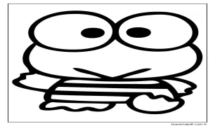 Dostane Keroppi Boyama Sayfası